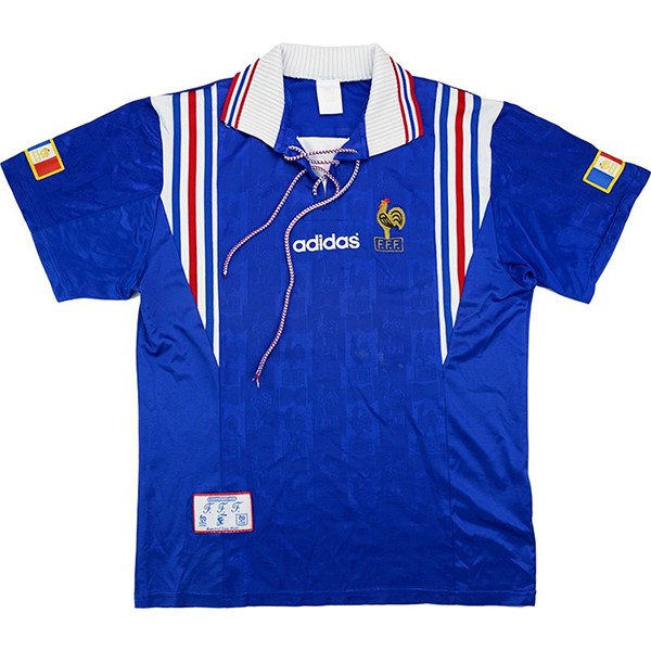 Tailandia Camiseta Francia 1st Retro 1996 Azul